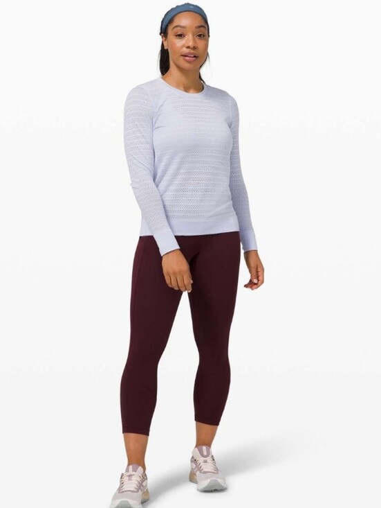 lululemon athletica Tops - lululemon athletica Light Lavender Long Sleeve Knit Top